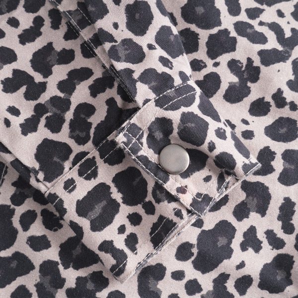 Jane leopard jacket   100162 - Grey leo print Online-Verkauf – Bild 5