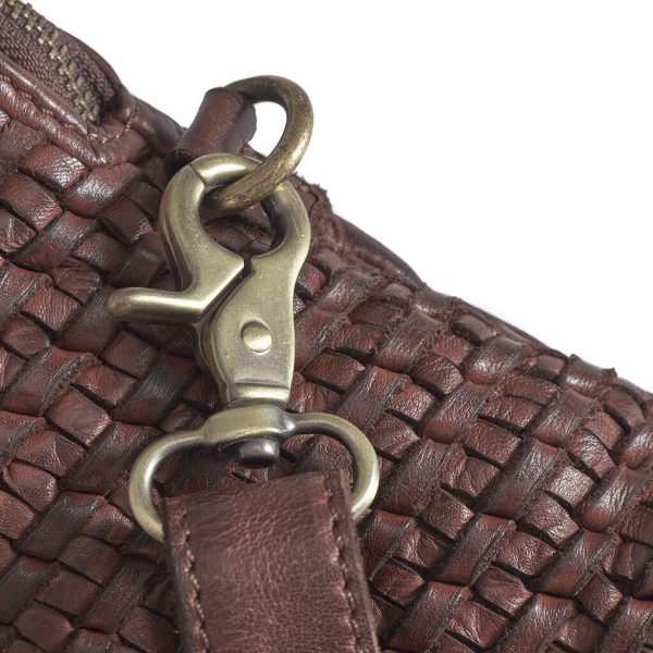 Mobile bag decorated with weaving   15806 - Chocolate Schn?ppchen – Bild 5