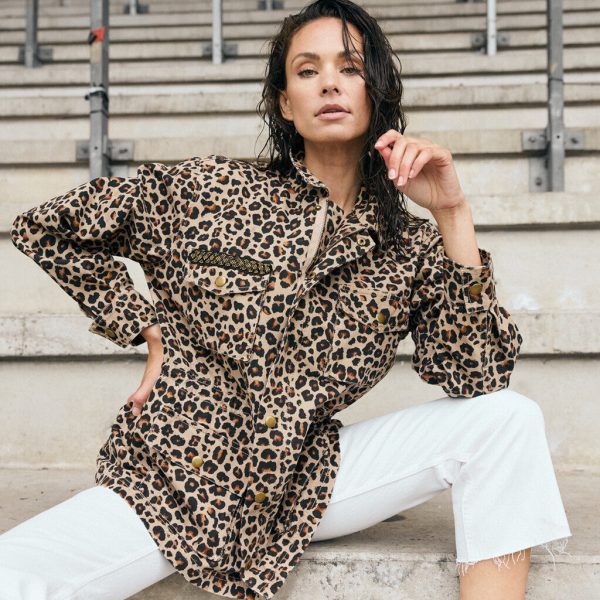 Jane leopard jacket   100162 - Leopard Printed Mode – Bild 3