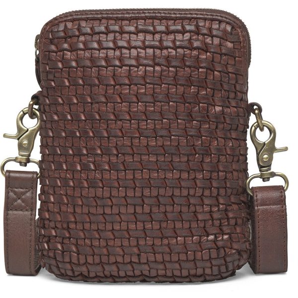Mobile bag decorated with weaving   15806 - Chocolate Schn?ppchen