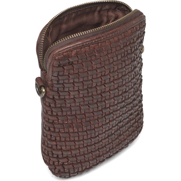 Mobile bag decorated with weaving   15806 - Chocolate Schn?ppchen – Bild 2