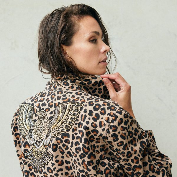 Jane leopard jacket   100162 - Leopard Printed Mode – Bild 4