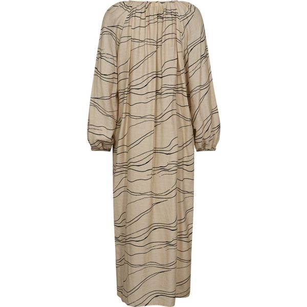 Evy maxi Dress   100264 - Cream Graphic Verkauf – Bild 2