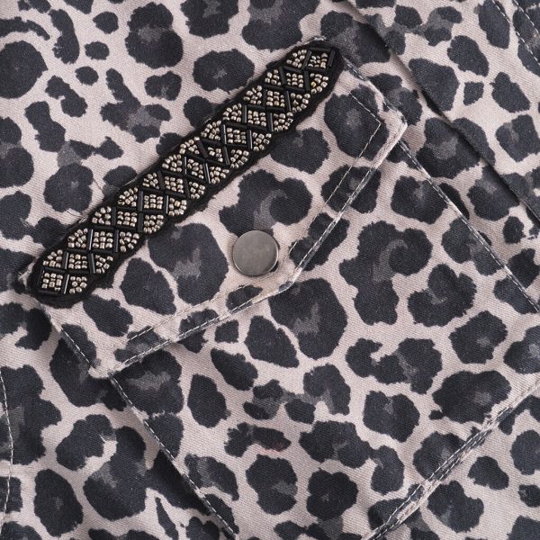 Jane leopard jacket   100162 - Grey leo print Online-Verkauf – Bild 4