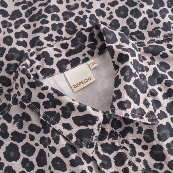 Jane leopard jacket   100162 - Grey leo print Online-Verkauf – Bild 3