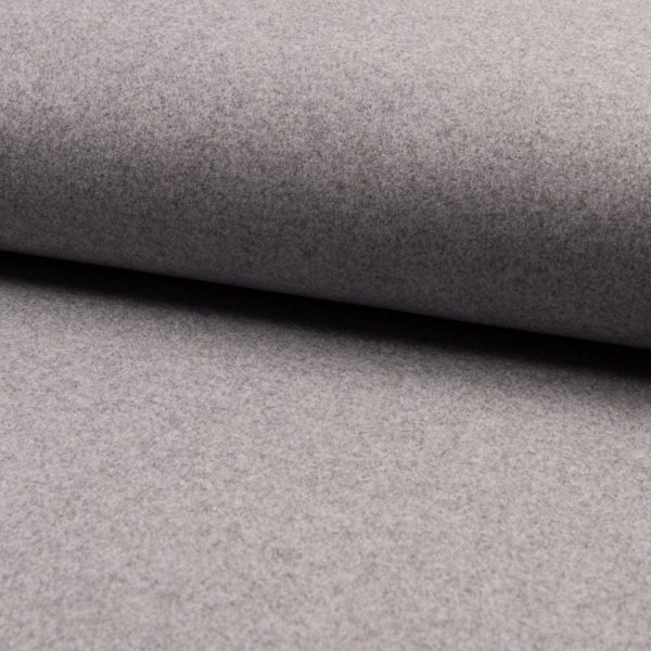 Brushed Jersey Coco- mittelgrau Mode