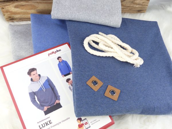 Nähpaket - Hoodie  Luke  Schn?ppchen – Bild 2