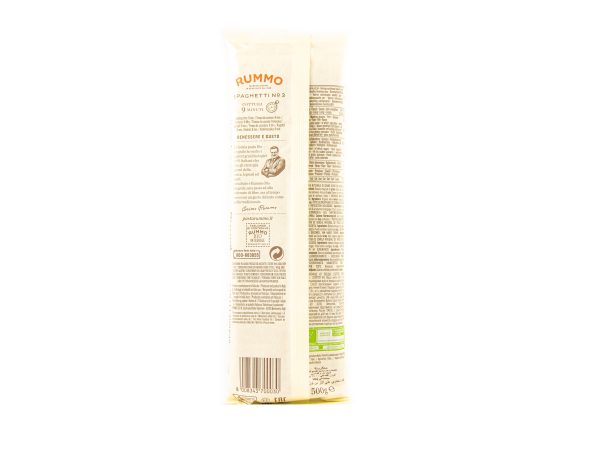 Rummo BIO INTEGRALE, Spaghetti N°3, Vollkorn Hartweizengrieß Nudeln ohne Ei (vegan) Angebot – Bild 2