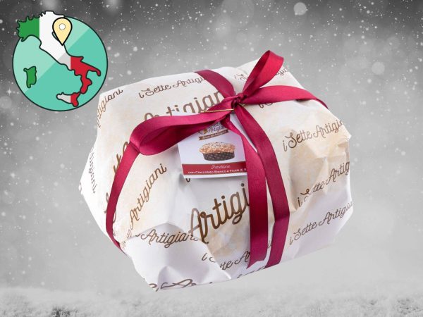 Fruchtig-süßer Panettone mit weißer Schokolade & Waldbeeren, 750g Mode