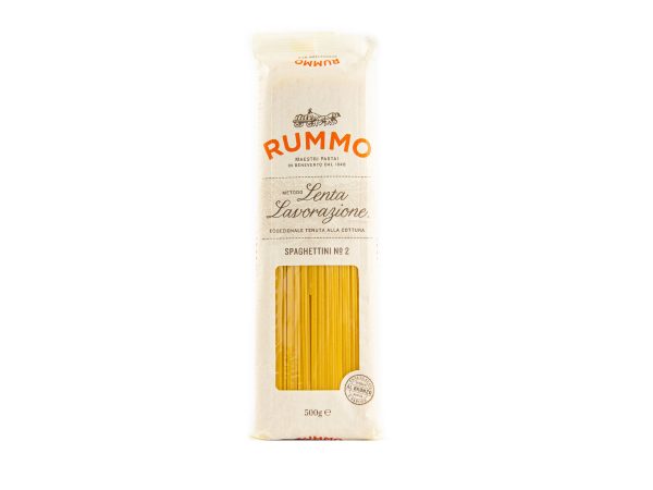 Rummo Spaghettini N°2, Nudeln aus Hartweizengrieß ohne Ei (vegane Pasta) Mode