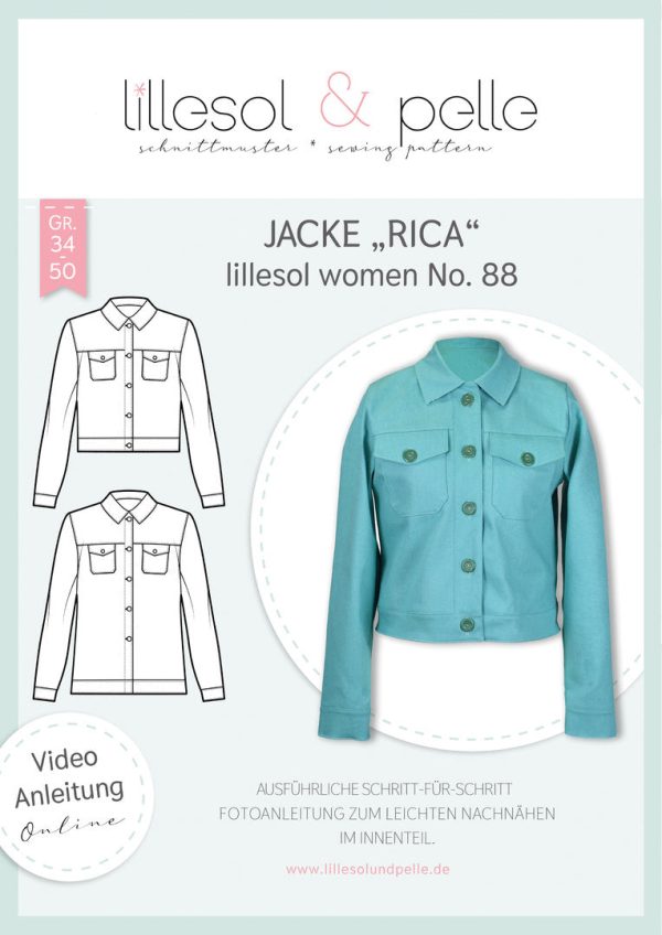 Papierschnittmuster No.88 Jacke  Rica Online-Schn?ppchen