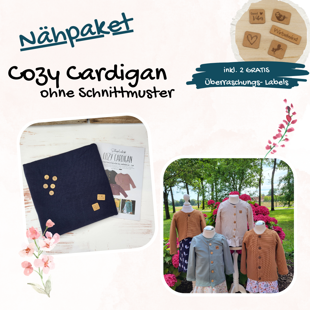 Nähpaket – Cozy Cardigan Zu verkaufen