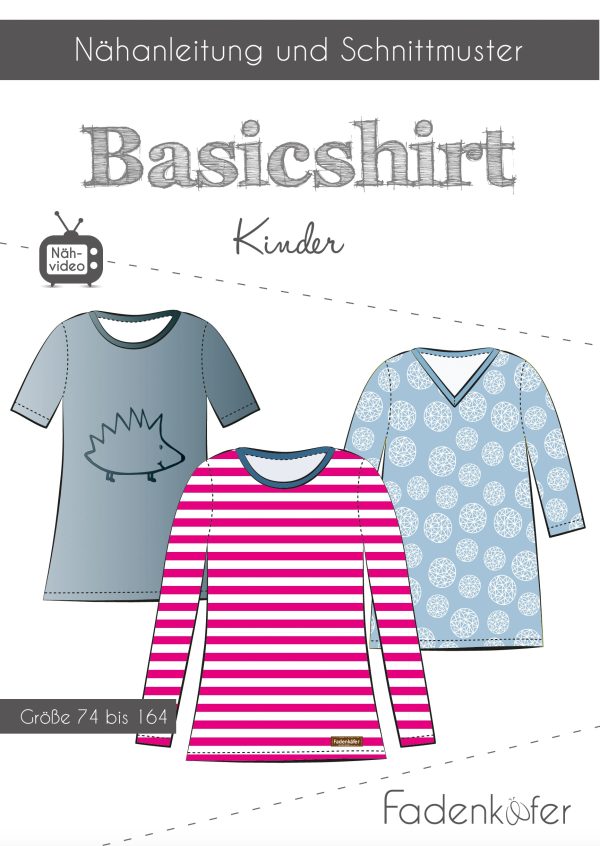 Basicshirt  für Kinder von Fadenkäfer Rabatt
