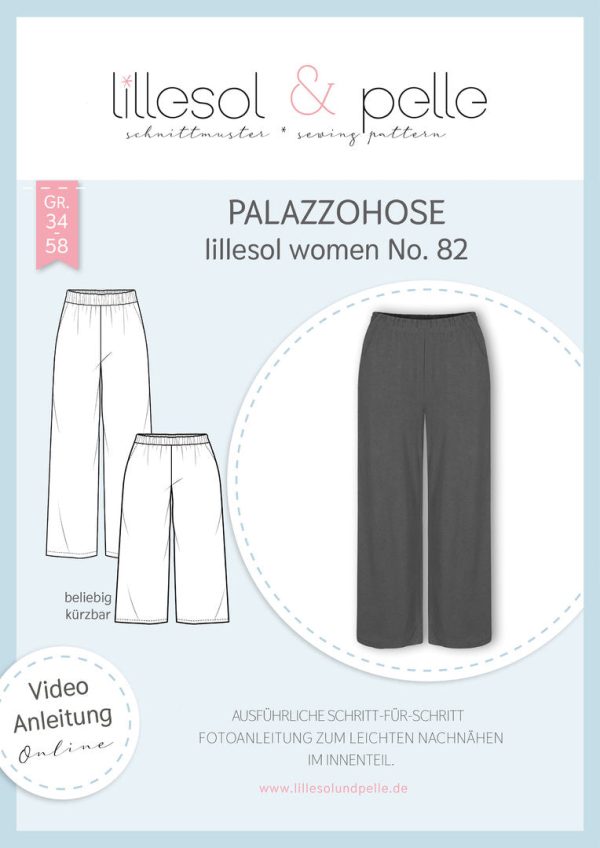 Papierschnittmuster lillesol women No.82 Palazzohose Schn?ppchen