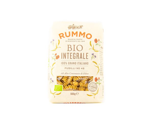 Rummo BIO INTEGRALE, Fusilli N°48, Vollkorn Hartweizengrieß Nudeln ohne Ei (vegan) Angebot