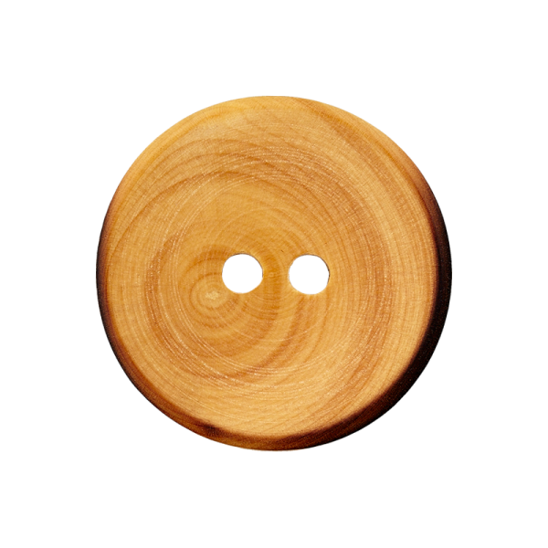 Holzknopf 2-Loch, 20mm, beige Mode