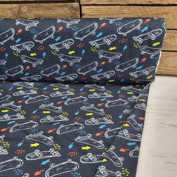 Baumwolljersey  Skatebord  Dark Navy Online