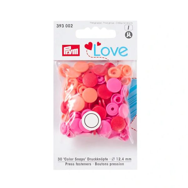 Color Snaps, rot, pink, apricot Online – Bild 2