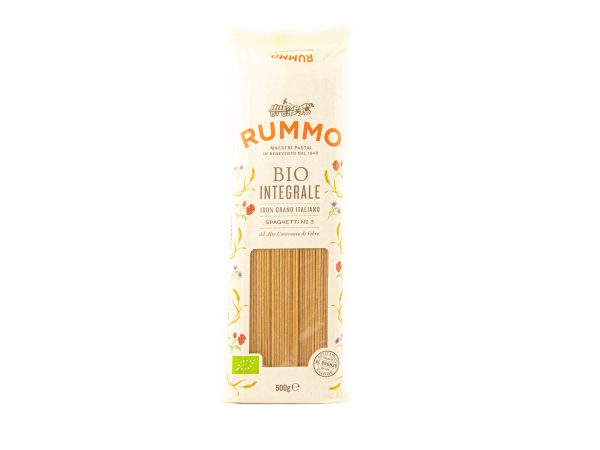 Rummo BIO INTEGRALE, Spaghetti N°3, Vollkorn Hartweizengrieß Nudeln ohne Ei (vegan) Angebot